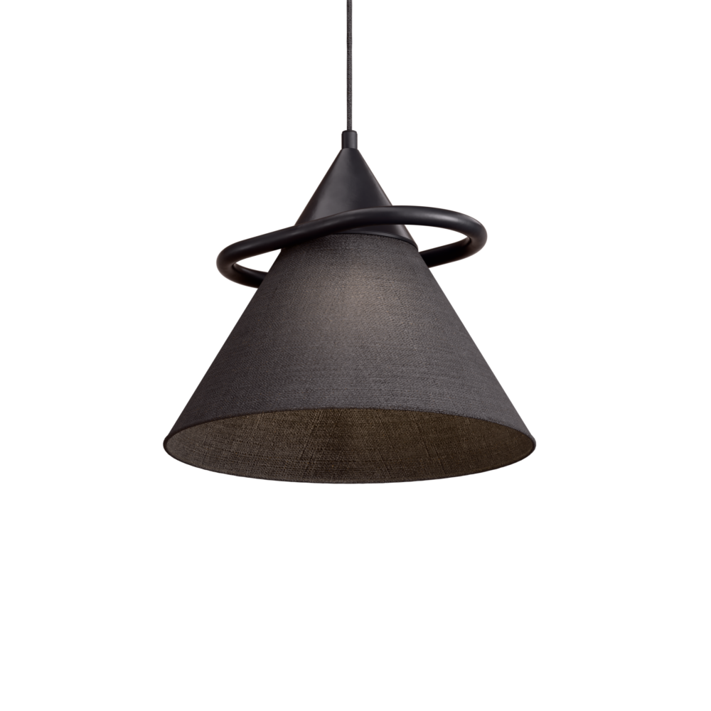 Shuttle Pendant in Super Matt Black