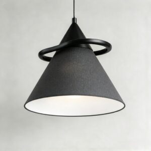 Shuttle Pendant in Super Matt Black
