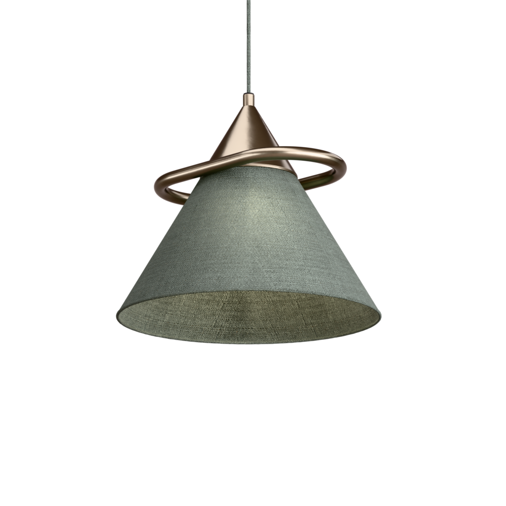 Shuttle Pendant in Champagne