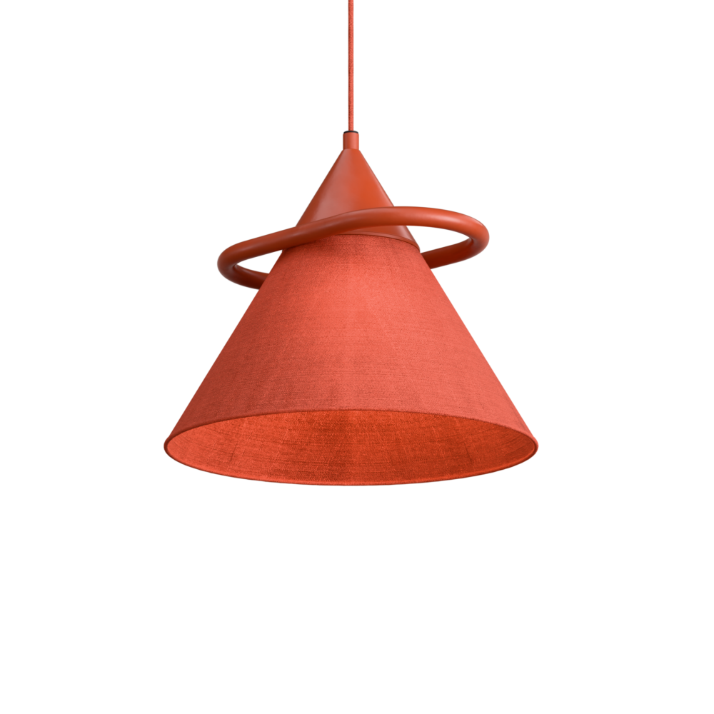 Shuttle Pendant in Pearl Orange