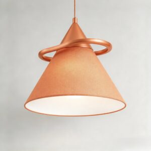 Shuttle Pendant in Pearl Orange