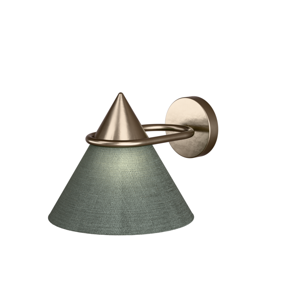Shuttle Wall Light in Champagne
