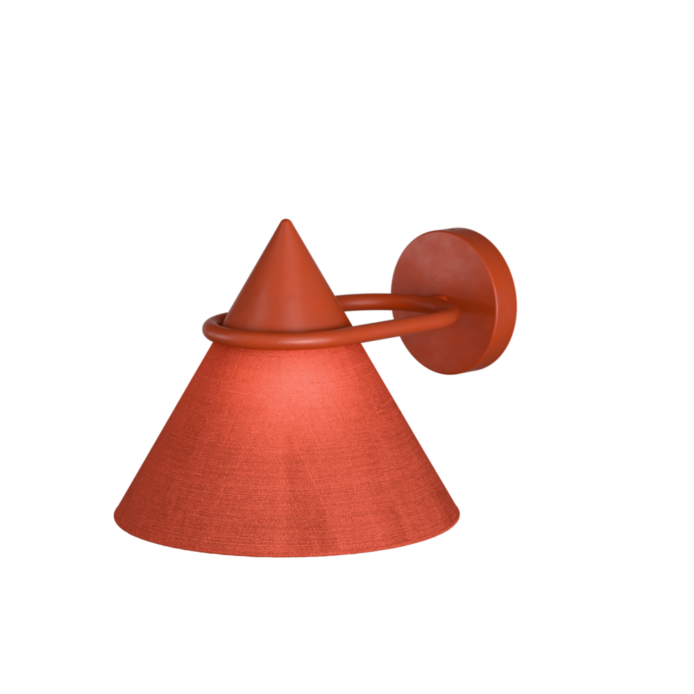 Shuttle Wall Light in Pearl Orange