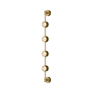 Falcon 4 Light LED Wall Light in Satin Brass