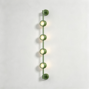 Falcon 4 Light LED Wall Light in Fern Green