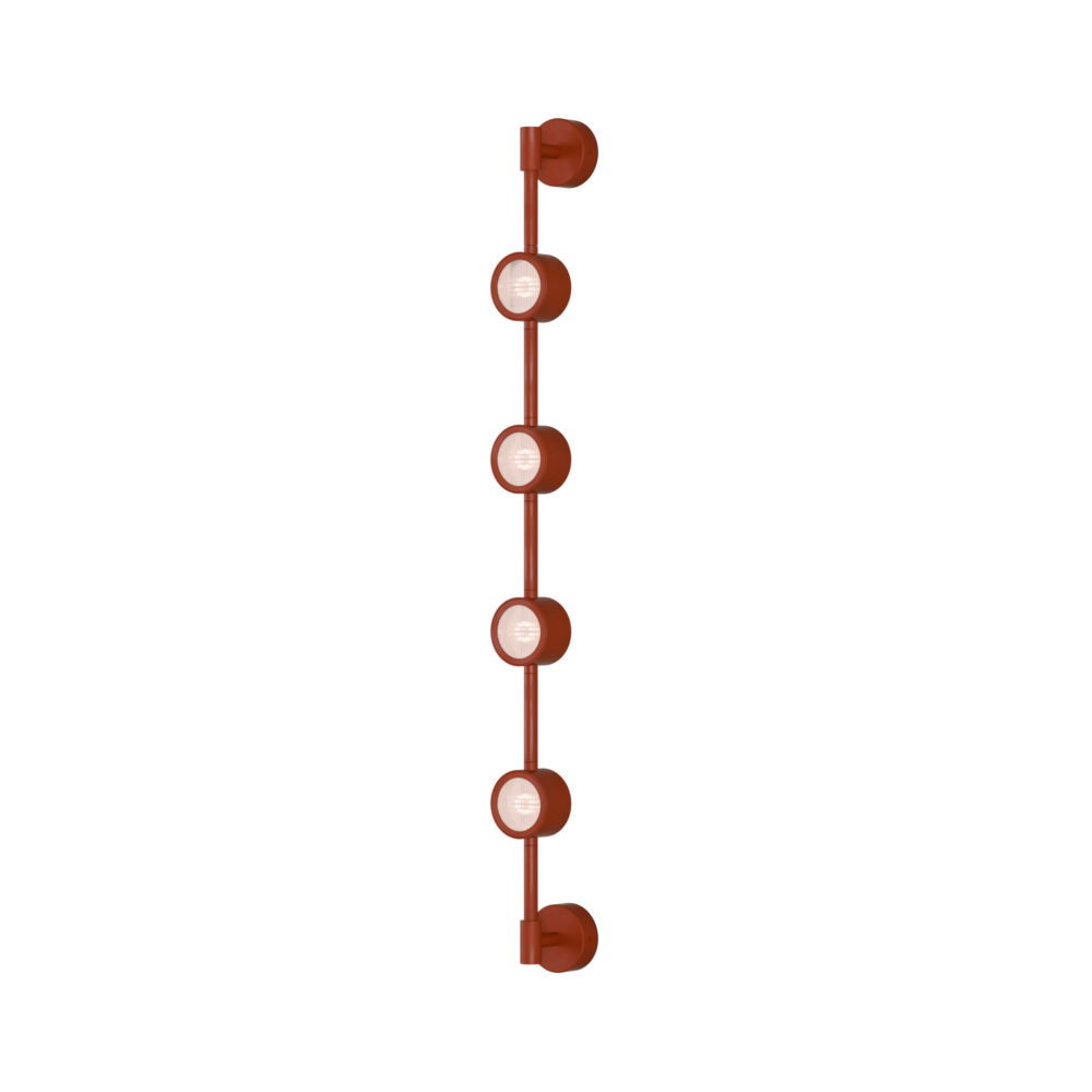 Falcon 4 Light LED Wall Light in Pearl Orange