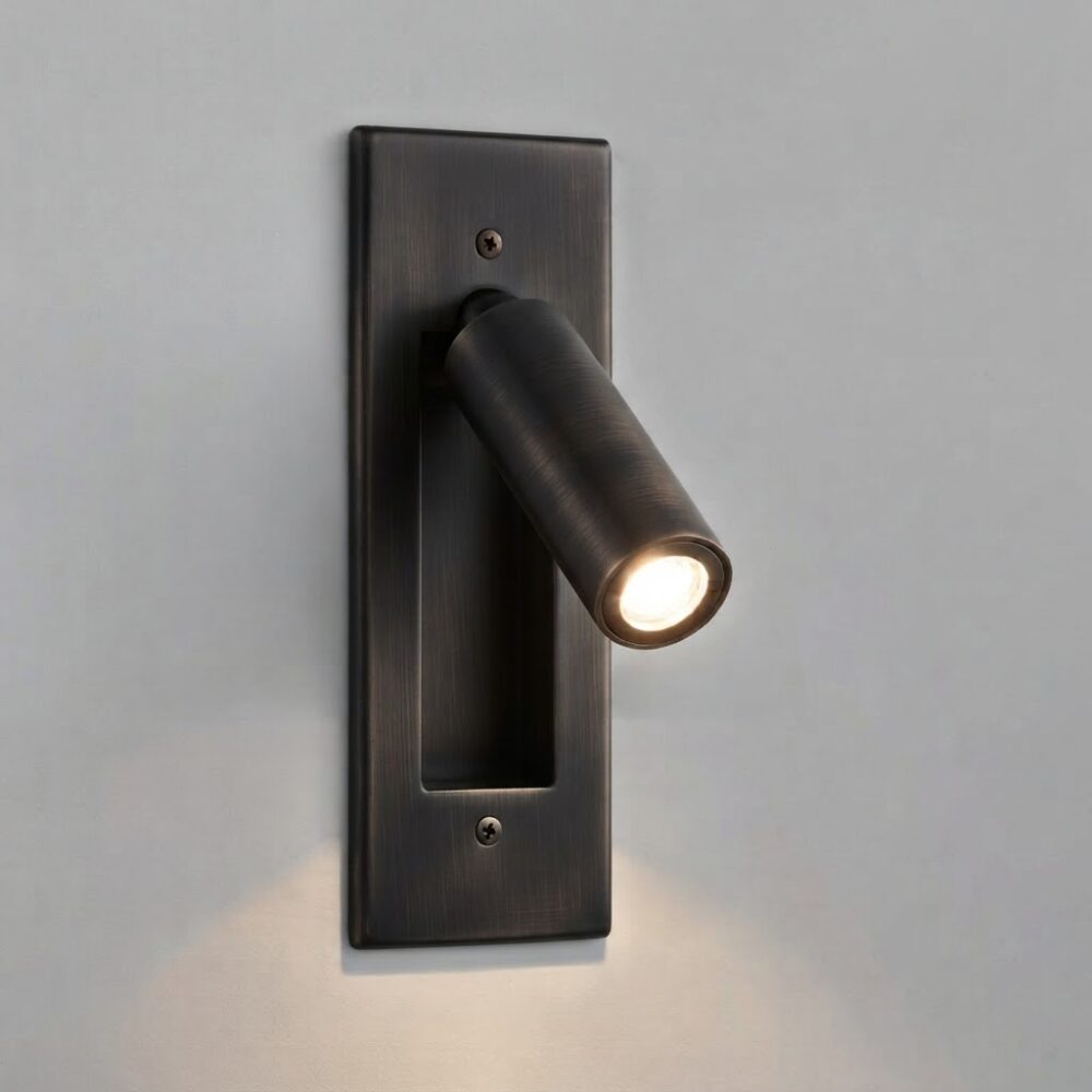 Arthur LED Reading Light In Brushed Bronze