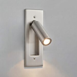 Arthur LED Reading Light In Satin Nickel