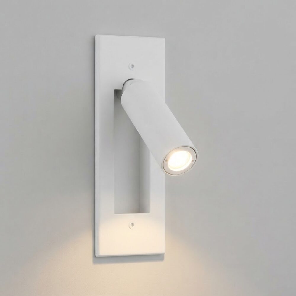 Arthur LED Reading Light In Matt White