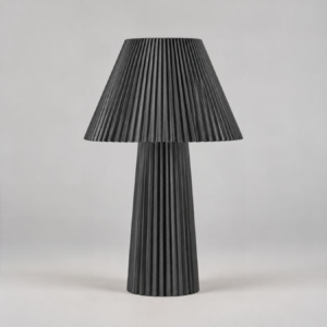 Crinkle Table Lamp In Graphite