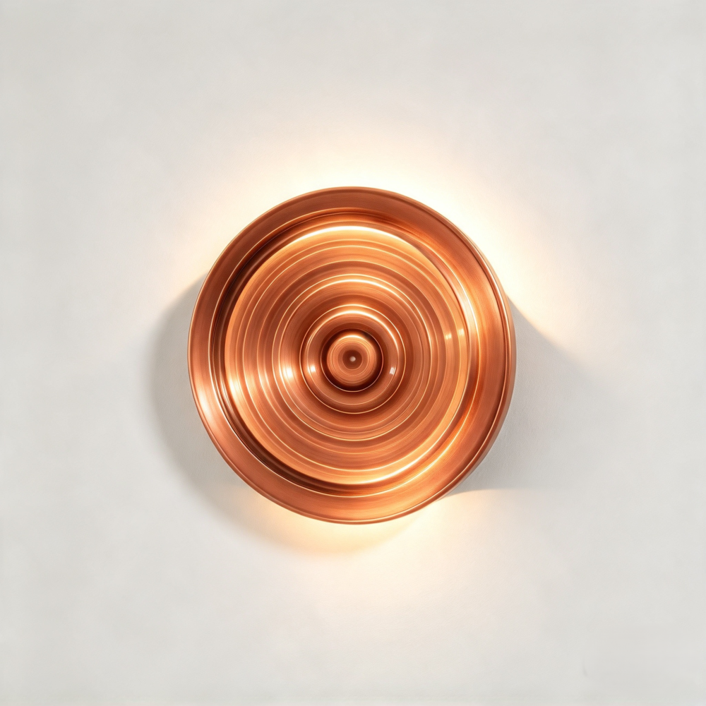 Aurelia Wall Light In Honey Glass