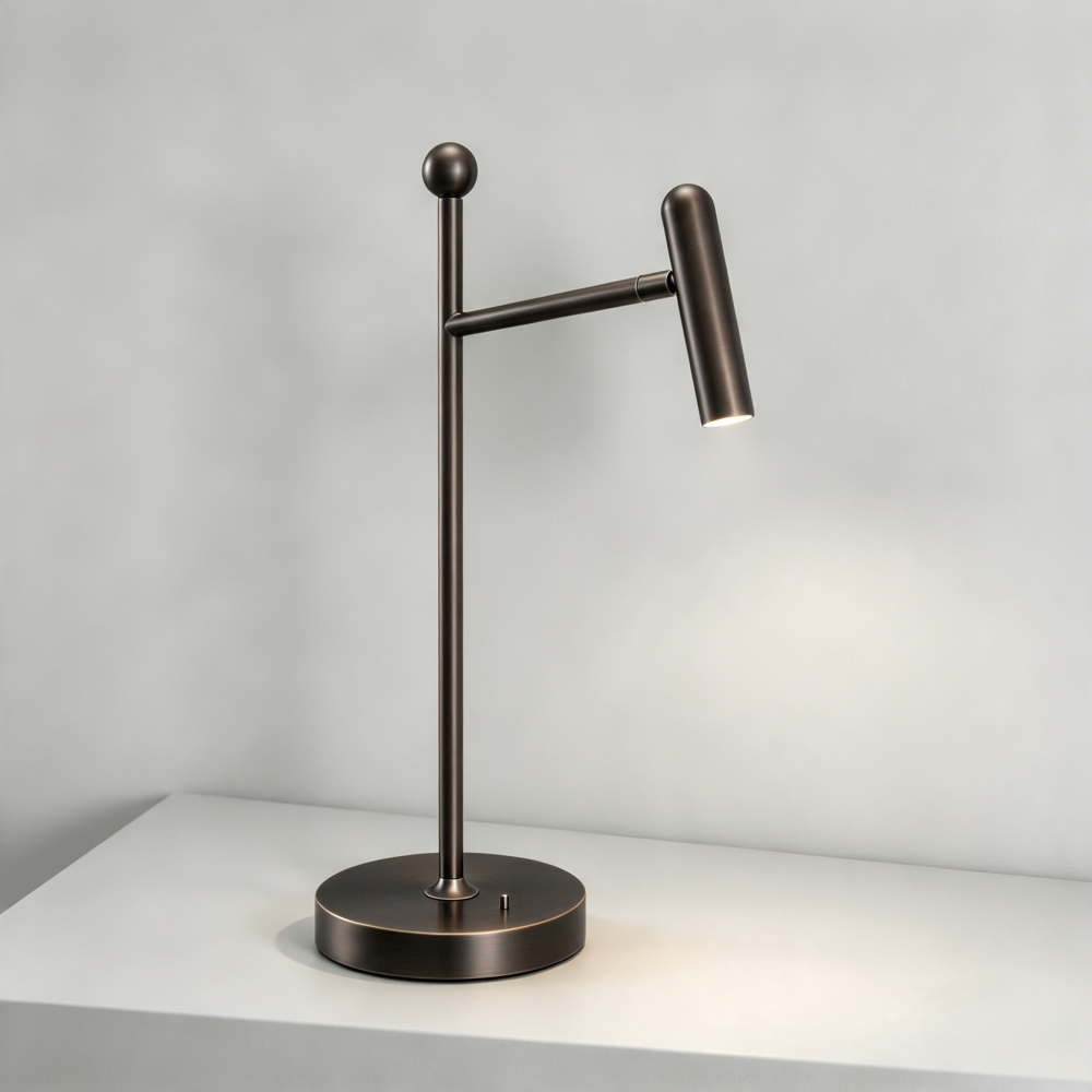 Polo LED Desk Lamp In Brushed Bronze