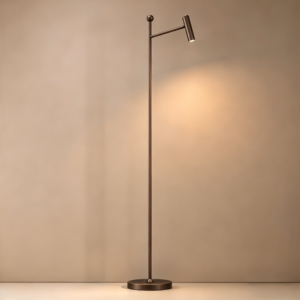 Polo LED Floor Lamp In Brushed Bronze
