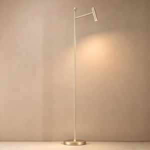 Polo LED Floor Lamp In Champagne