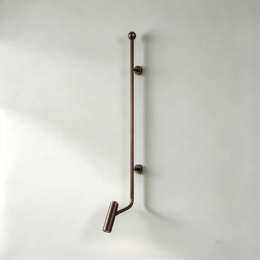 Polo LED Wall Light In Brushed Bronze