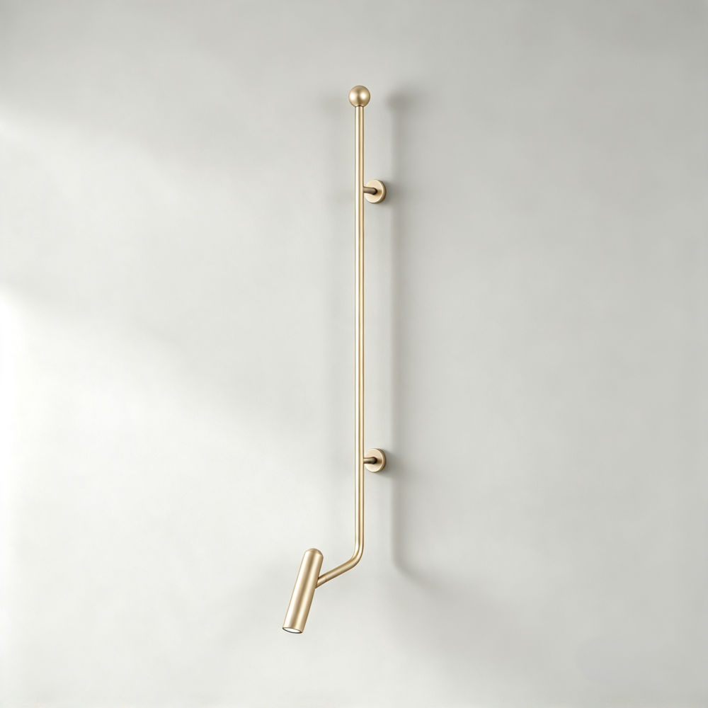 Polo LED Wall Light In Champagne